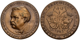Medaglia Cinquantenario della morte di Giovanni Pascoli 1912-1962 - opus: Lorioli - AE - 13,86 g; Ø 32 mm

SPEDIZIONE IN TUTTO IL MONDO - WORLDWIDE ...