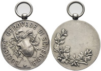 Genova - Medaglia Società Genovese di Scherma - metallo bianco - Ø 30 mm; 10,85g - colpi al bordo

SPEDIZIONE IN TUTTO IL MONDO - WORLDWIDE SHIPPING...