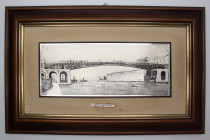 Placca in argento rappresentante il Ponte di San Francesco di Paola di Taranto - dimensioni del quadro: 46x29 cm

SPEDIZIONE IN TUTTO IL MONDO - WOR...