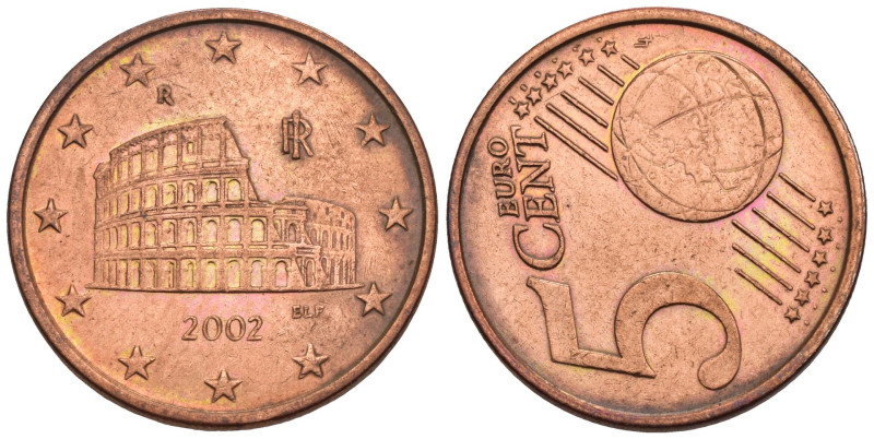 Repubblica Italiana - 5 Eurocent 2002 - asse ruotato di 90°

BB

SPEDIZIONE ...