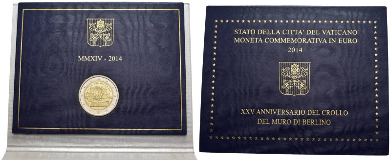 Città del Vaticano - Divisionale in Euro 2014 - Moneta commemorativa 2EURO per i...