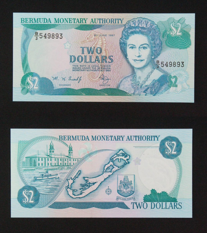 Bermuda - banconota da 2 Dollari Elisabetta II 1997 - P#40A

UNC

SPEDIZIONE...