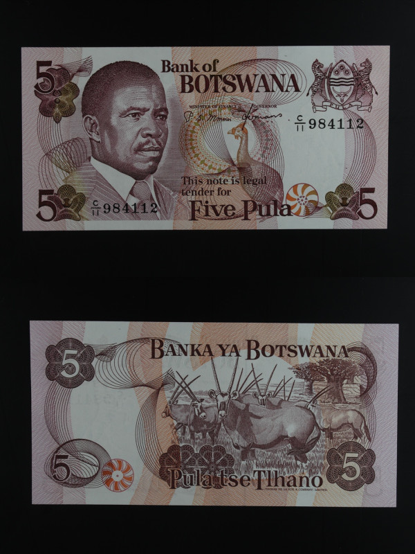 Botswana - banconota 5 Pula 1982 - P#8c

UNC

SPEDIZIONE IN TUTTO IL MONDO -...