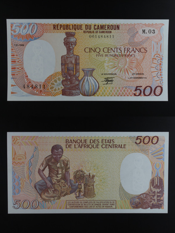 Camerun - banconota 500 Franchi 1988 - P#24a

UNC

SPEDIZIONE IN TUTTO IL MO...