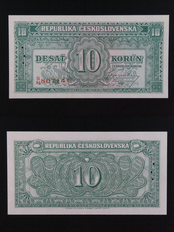 Cecoslovacchia - banconota 10 Korun ND (1945) - P# 60

UNC

SPEDIZIONE SOLO ...