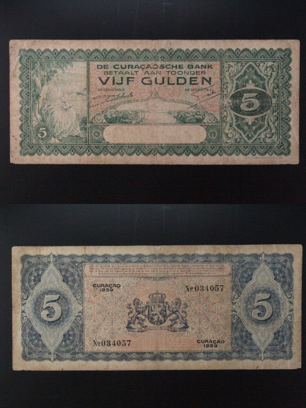 Curacao - banconota 5 Gulden 1939 - P#22

F+

SPEDIZIONE SOLO IN ITALIA - SH...