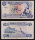 Mauritius - banconota da 5 Rupie 1967 - P#30