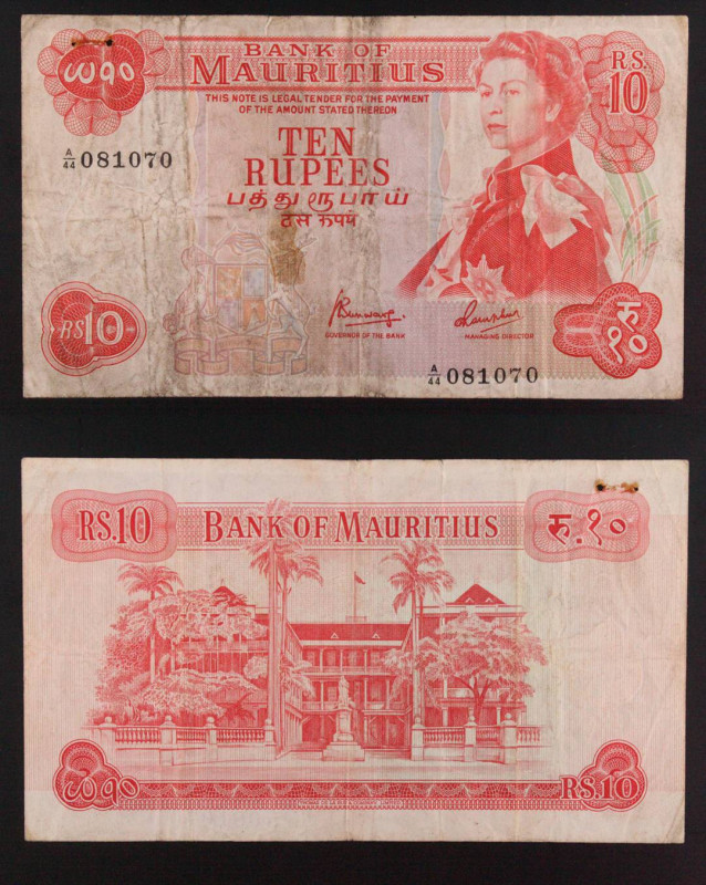 Mauritius - banconota da 10 Rupie 1967 - P#31

F

SPEDIZIONE IN TUTTO IL MON...