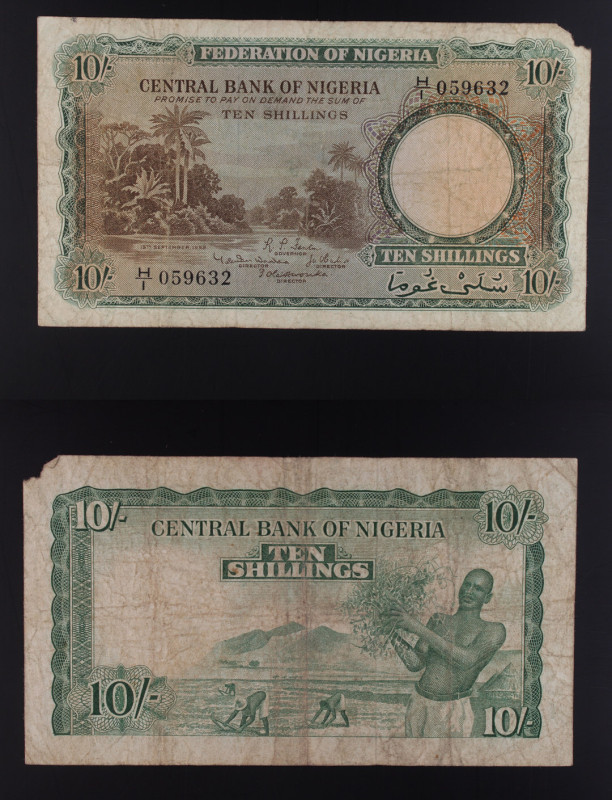 Nigeria - banconota 10 Shillings 1958 - P#3

VG

SPEDIZIONE IN TUTTO IL MOND...