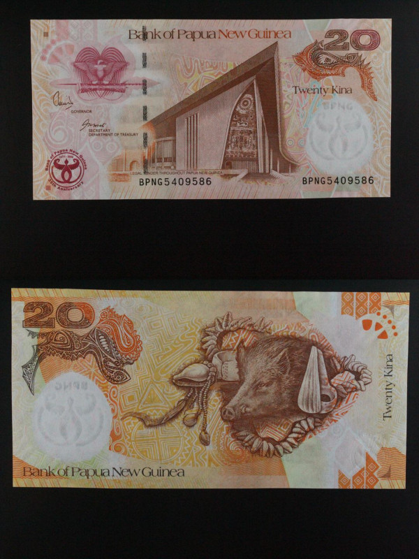 Papua Nuova Guinea - banconota da 20 kina ND (2008) - P# 36

SPEDIZIONE IN TUT...