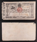 Paraguay - banconota da 3 Pesos 1868 - Francobollo rosso "TERCERA SÉRIE" - P#31

F

SPEDIZIONE SOLO IN ITALIA - SHIPPING ONLY IN ITALY