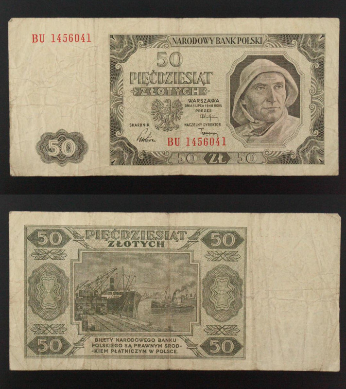 Polonia - banconota da 50 Zlotych 1948 - P#138

VG

SPEDIZIONE SOLO IN ITALI...