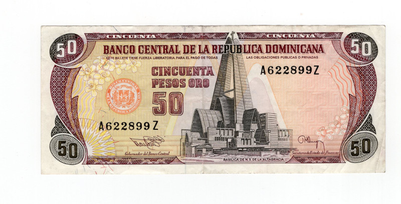 Repubblica Dominicana - banconota da 50 Pesos Oro 1994 - P#135

VF

SPEDIZIO...