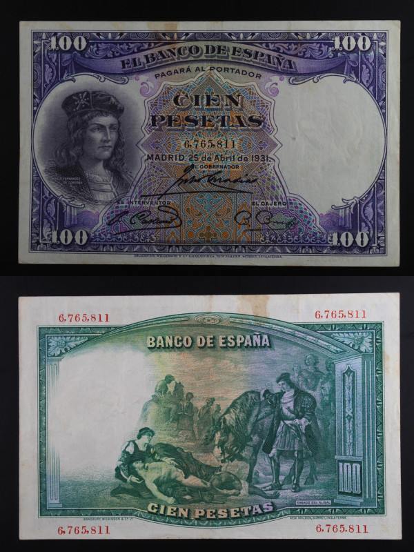 Spagna - banconota 100 Pesetas 1931 - P#83

F/VF

SPEDIZIONE SOLO IN ITALIA ...