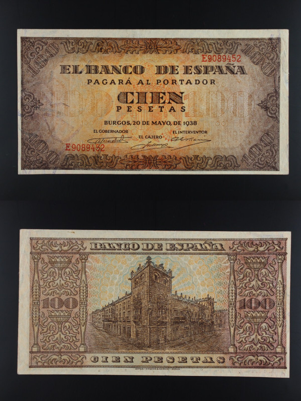 Spagna - Burgos - banconota 100 Pesetas 1938 - P#113

VF

SPEDIZIONE SOLO IN...