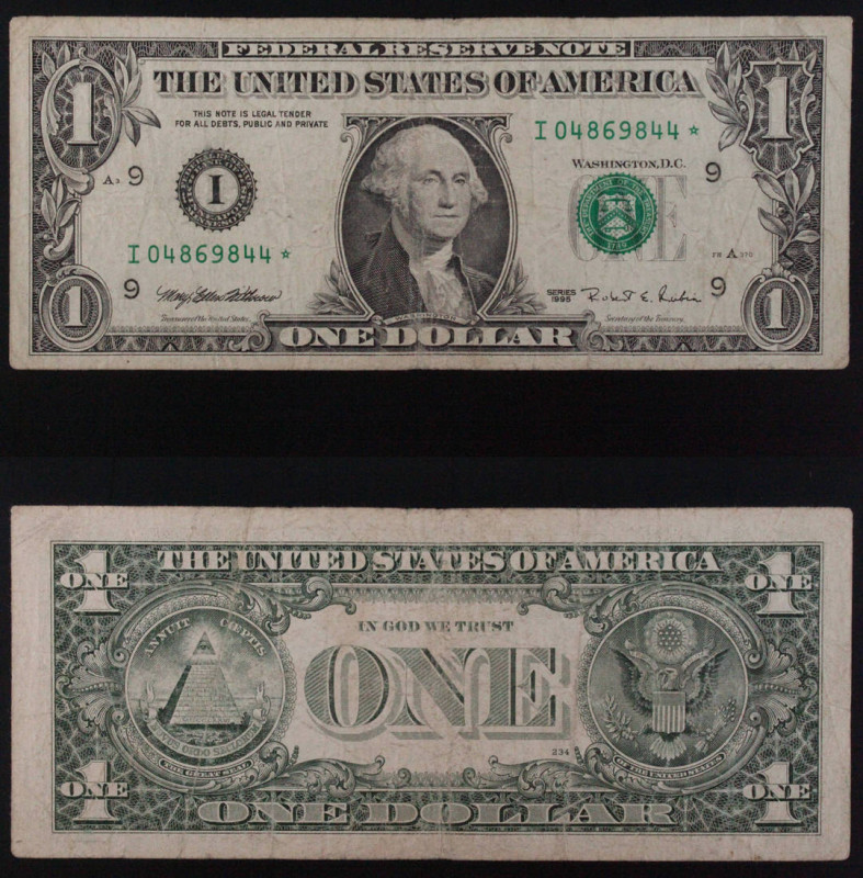 USA - banconota 1 Dollaro 1995 Serie Sostitutiva (asterisco) - P#496

VF

SP...