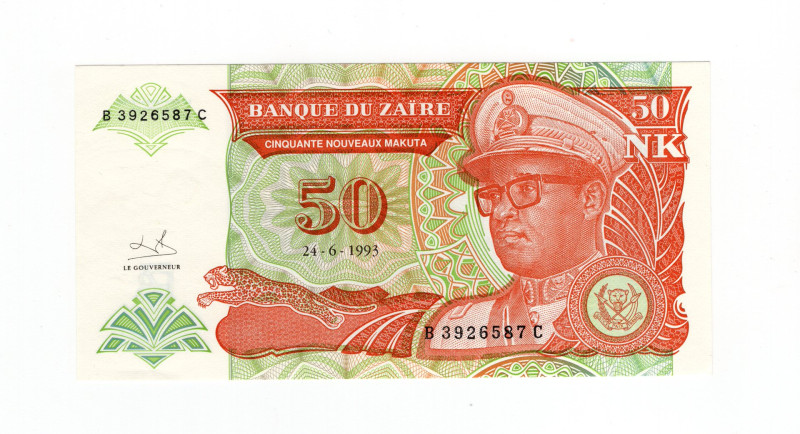 Zaire - banconota da 50 Nouveaux Makuta 1993 - P#51

UNC

SPEDIZIONE IN TUTT...