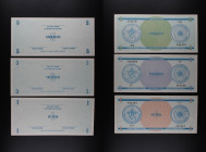 Cuba - lotto 3 banconote "Foreign Exchange Certificate" serie C 1985 - (da P# FX11 a P# FX13)

SPEDIZIONE IN TUTTO IL MONDO - WORLDWIDE SHIPPING