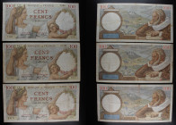 Francia - Lotto di 3 Banconote: 100 Franchi 1939 (3)

F-VF

SPEDIZIONE SOLO IN ITALIA - SHIPPING ONLY IN ITALY