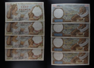 Francia - Lotto di 4 Banconote: 100 Franchi 1940 (2), 1941 (2)

VF

SPEDIZIONE SOLO IN ITALIA - SHIPPING ONLY IN ITALY