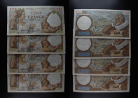 Francia - Lotto di 4 Banconote: 100 Franchi 1941 (4)

VF+

SPEDIZIONE SOLO IN ITALIA - SHIPPING ONLY IN ITALY