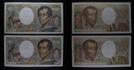 Francia - Lotto di 2 Banconote: 200 Franchi 1992 e 1995

VF

SPEDIZIONE IN TUTTO IL MONDO - WORLDWIDE SHIPPING