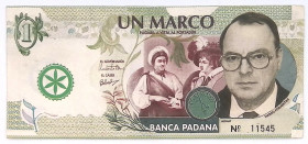 Lega Nord Padania - Banconota di fantasia da 1 Marco della Banca Padana con ritratto di Marco Formentini

XF

SPEDIZIONE IN TUTTO IL MONDO - WORLD...