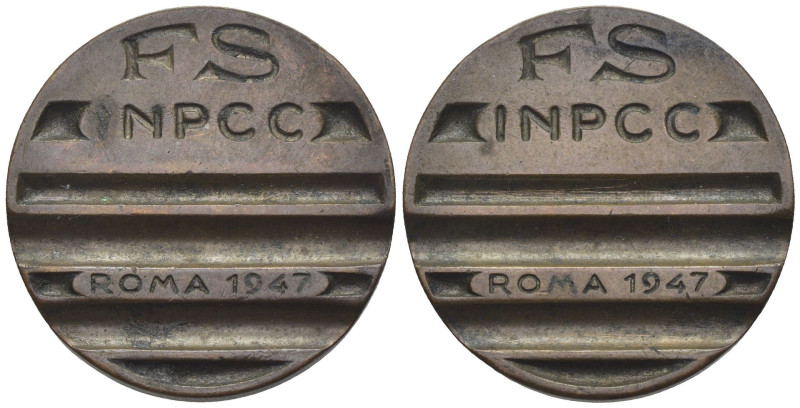 Gettone Telefonico FS INPCC - Roma, 1947 - 6,66 g; Ø 24 mm

SPEDIZIONE SOLO IN...