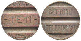 Gettone telefonico TETI 1945 - Roma

SPEDIZIONE SOLO IN ITALIA - SHIPPING ONLY IN ITALY