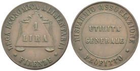 Tessera da 1 Lira - Lega Economica Alimentaria - Firenze 1866 - Ae. - 5,66 g; Ø 25 mm

BB/SPL

SPEDIZIONE SOLO IN ITALIA - SHIPPING ONLY IN ITALY