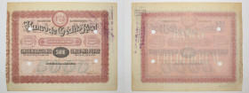 Banco de Credito Real - titolo al portatore di 50 azioni da 100 pesos - Buenos Aires 28/02/1889

SPEDIZIONE SOLO IN ITALIA - SHIPPING ONLY IN ITALY
