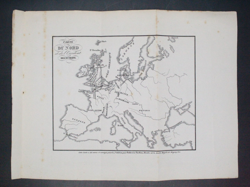 CARTE GEOGRAFICHE - Carte du Nord et de l'Occident de l'Europe

SPEDIZIONE SOL...