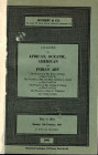 SOTHEBY & CO - London, 11 - February, 1963. Catalogue of African, Oceanic, American and Indian art. the property of Edalpji Dinsha - Arthur A. Choen -...