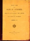 AA.VV. - Notizie degli scavi di antichità comunicate dalla R. Accademia dei Lincei. Anno 1896. pp. 548, + 9, centinaia di illustrazioni nel testo. ril...
