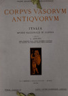 ADRIANI A. - Corpvs Vasorvum Antiqvorvm. Italia, Museo Nazionale di Napoli. Fascicolo I ( XX per le serie italiana ). Roma, 1950. pp. 25, tavv. 46. ri...