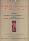 ROMANELLI P. - Corpvs Vasorvum Antiqvorvm. Italia. Museo Provinciale Castromediano di Lecce. Fasc. II ( VI per la serie italiana ) Roma, s.d. anni 30....