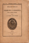 PERIODICO DI NUMISMATICA E SFRAGISTICA. Anno IV fasc. III. Firenze, 1872. Indice; Santoni M. Della zecca e delle monete camerinesi ( con tavole) - Ser...