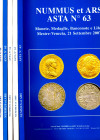 NUMMUS et ARS - Lotto di 5 cataloghi n.62-63-64-65-66. Mestre-Venezia, 2007\08. ( monete antiche,medioevali, medaglie e libri) tavole a colori, alcuni...