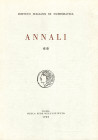 ISTITUTO ITALIANO DI NUMISMATICA. ANNALI Annali 31-35 Indici dei volumi 1-30 e dei supplementi. II parte. Roma, 1988. Pp. 188. Brossura ed. Ottimo sta...