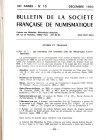 BULLETIN de la SOCIETE FRANCAISE de NUMISMATQUE. 1983, 8 fascicoli. Manca 4-5. brossure ed. buono stato. contengono ottimi piccoli contributi di numis...