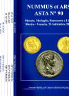 NUMMUS et ARS - Lotto di 5 cataloghi n. 85-86-87-88-89-90.- Mestre-Venezia, 2014\15. ( monete antiche,medioevali, medaglie e libri) tavole a colori, a...