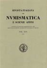 A.A.V.V. - S.N.I. Rivista italiana di numismatica. Milano, 1999. Indice: CASABONA M. Le monete di Catania ellenistica fra Roma e le influenze oriental...