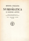 RIVISTA ITALIANA di NUMISMATICA. Milano, 1944-1947. completo. Indice; Luciani Seb. A. Note sulla monetazione di Thuri. - Pagani Antonio, Le monete del...