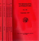 LOTTO di 5 riviste Numismatic Literatur. 134-135-136-137-138. 1995\97. ottimo stato no resi