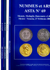 NUMMUS et ARS - Lotto di 5 cataloghi n. 58-59-61-68-69.- Mestre-Venezia, 2006\09. ( monete antiche,medioevali, medaglie e libri) tavole a colori, alcu...