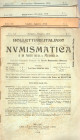 BOLLETTINO di NUMISMATICA e ARTE della MEDAGLIA. Milano, 1914. 4 fascicoli. N. 3 - 4- 5- 6- brossura editoriale, buono stato, ottimo lavoro del Gerola...