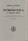 Rivista italiana di numismatica. Milano, 1997. Indice: - SAVIO A. La numismatica e i problemi quantitativi: intorno al calcolo del volume delle emissi...