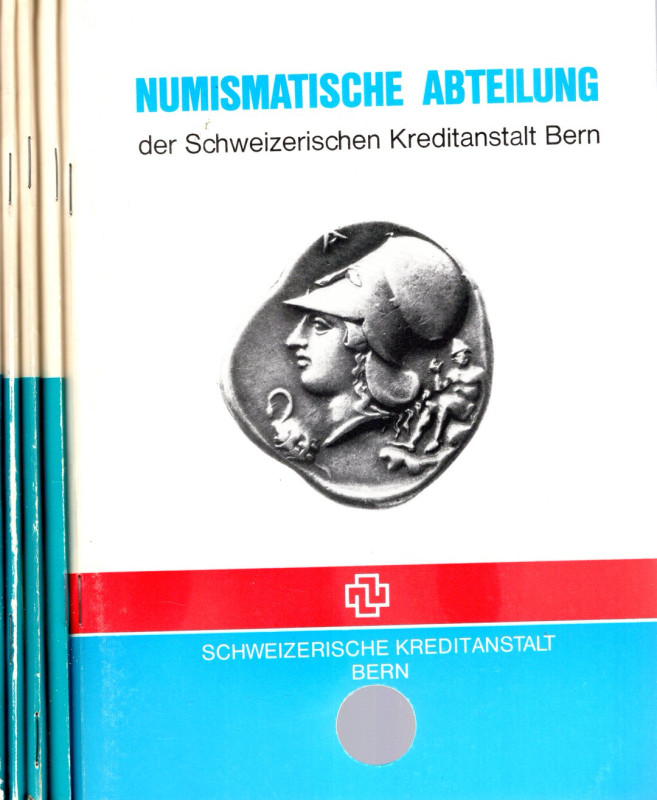LOTTO di 5 listini prezzi fissi. Bankverein 1976 ( 4) 1 Kreditanstalt 51 1987. c...