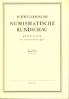 – REVUE SUISSE DE NUMISMATIQUE. Band XLVI. Bern, 1967. Pp. 101. Tavv. VII. Sommaire: - Willi Schwabacher zum 70. Geburstag. Bibliographie 1925-1967 (U...