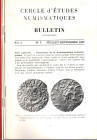 CERCLE d'ETUDES NUMISMATIQUES. 4FASCICOLI SCIOLTI. 1964 N. 3 - 1984 N. 3-4 - 1999 N. 1-4. brossura ed. buono stato. NO RESI
